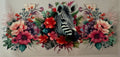 Spring Bloom Zebra #149