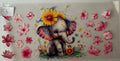 Flower Crown Elephant #155