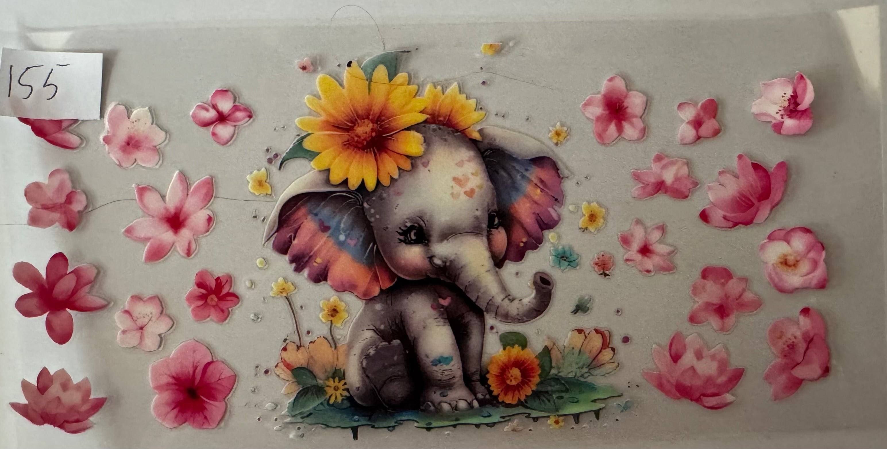 Flower Crown Elephant #155