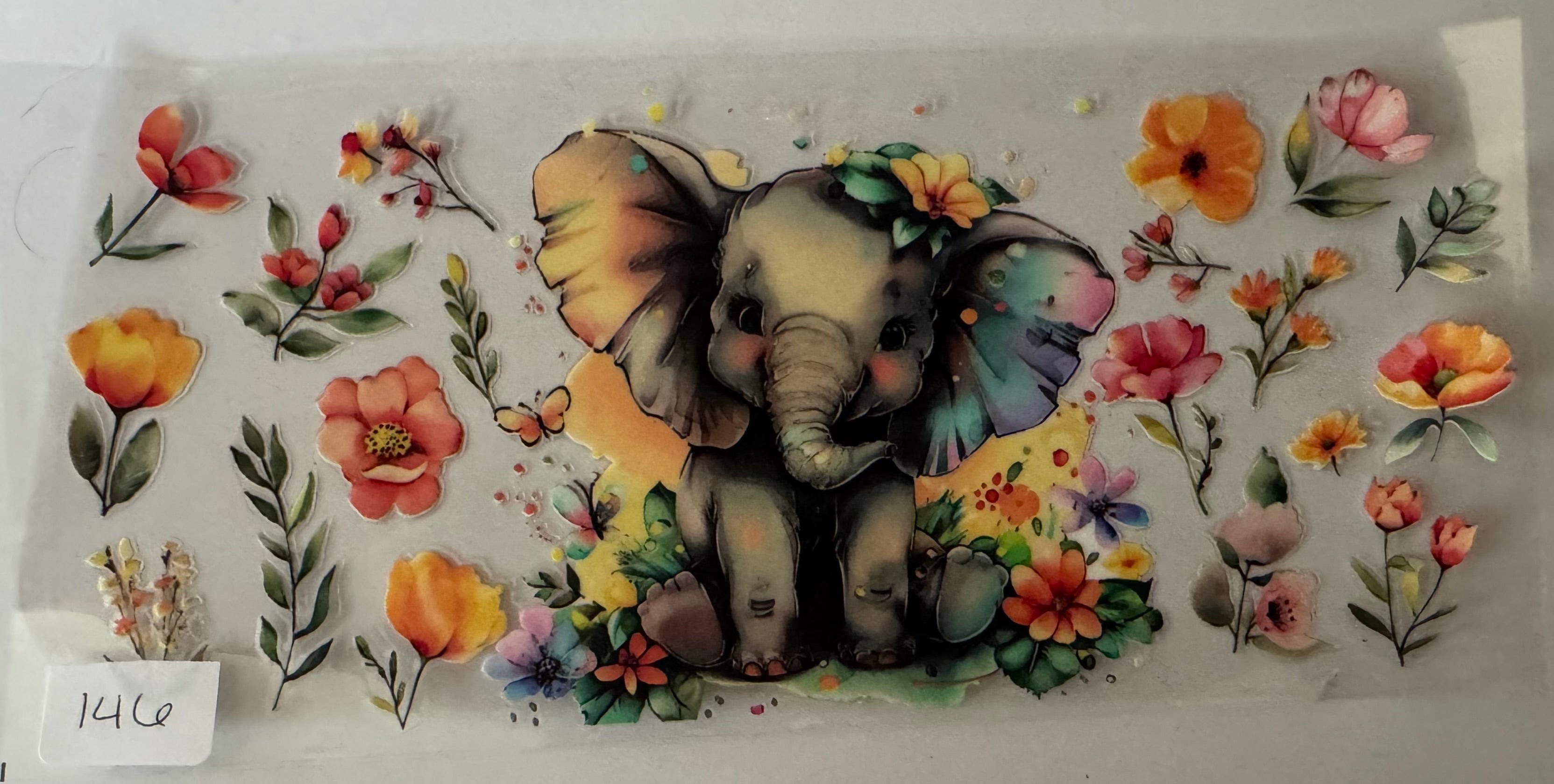 Baby Elephant in Bloom #146