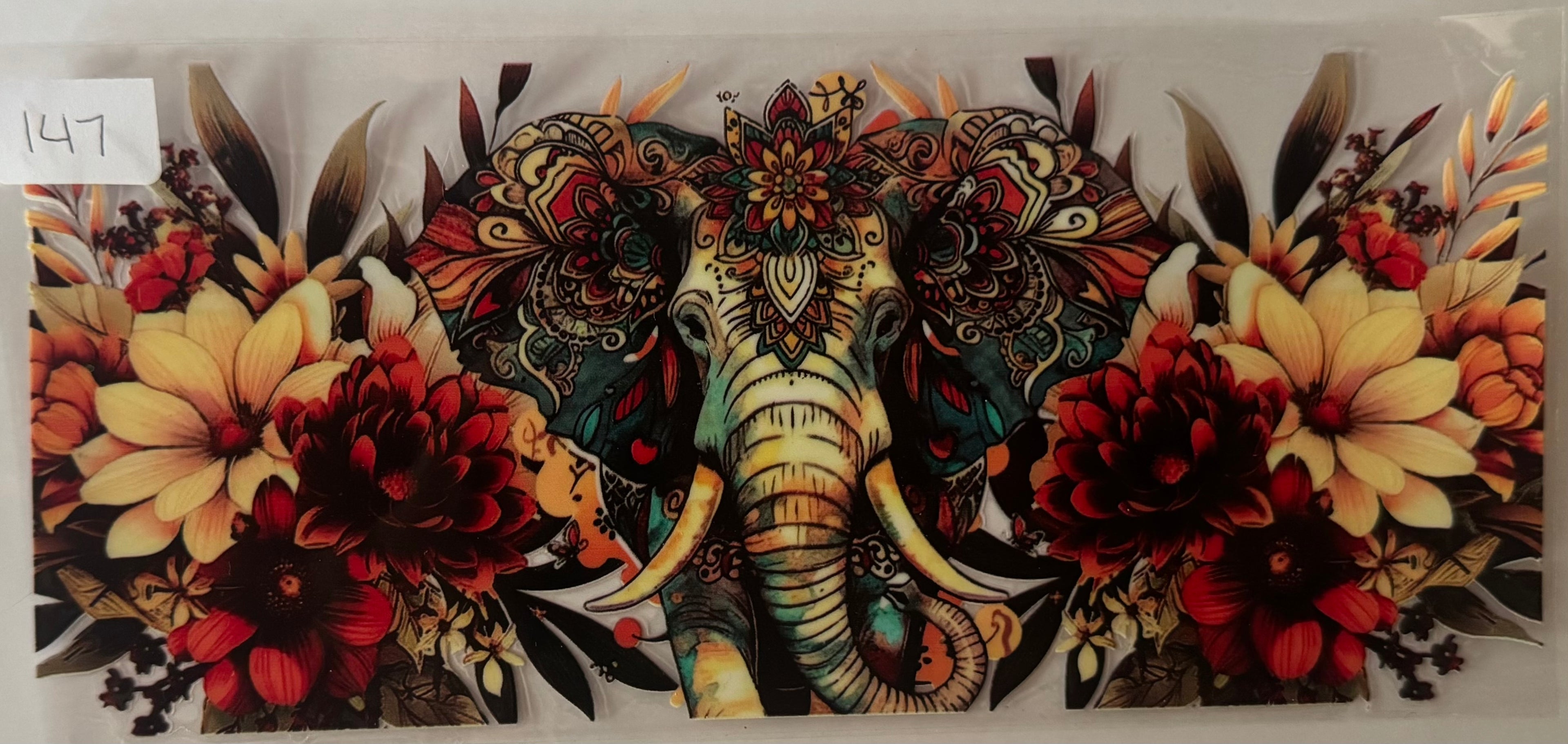 Mandala Elephant #147