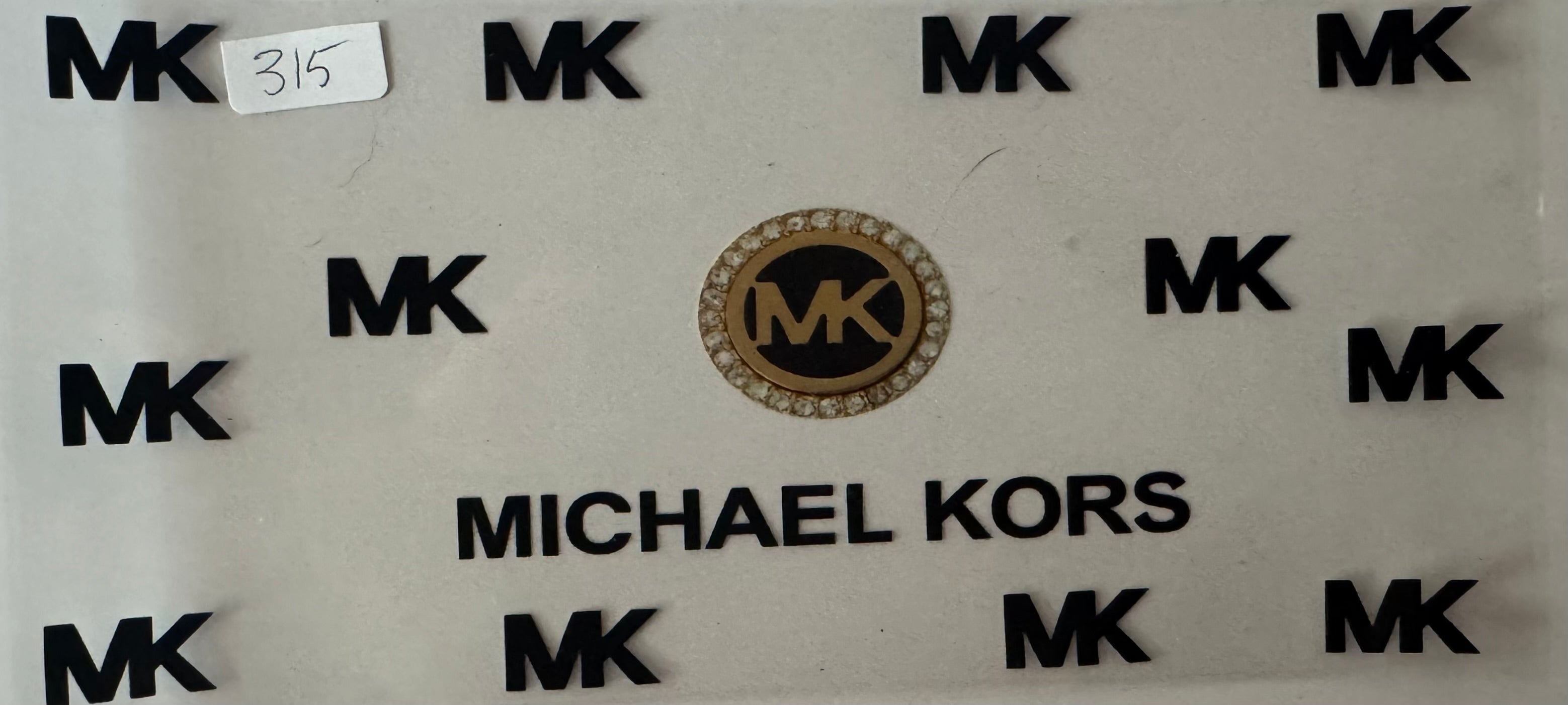 Gold Monogram Pendant #315